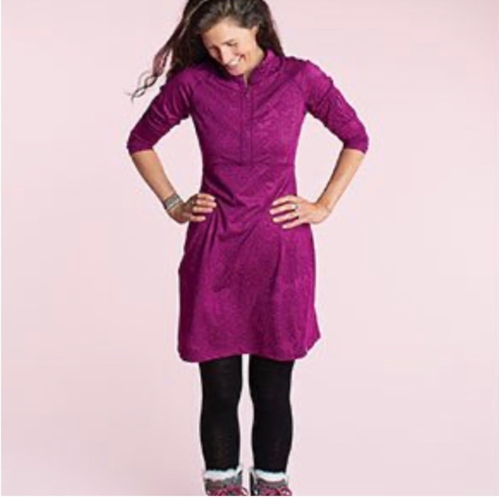Title Nine Getaway Athletic quarter zip long sleeve dress